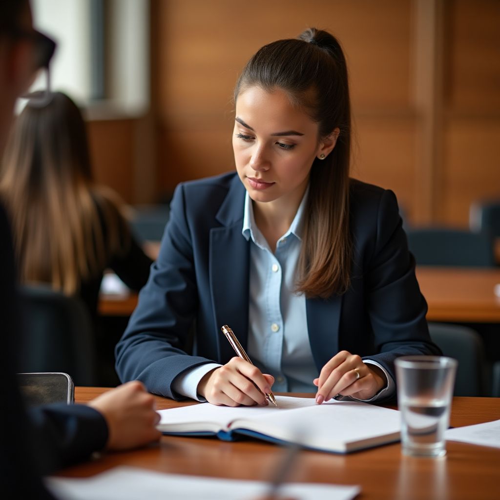 Programa de capacitación para estudiantes de derecho